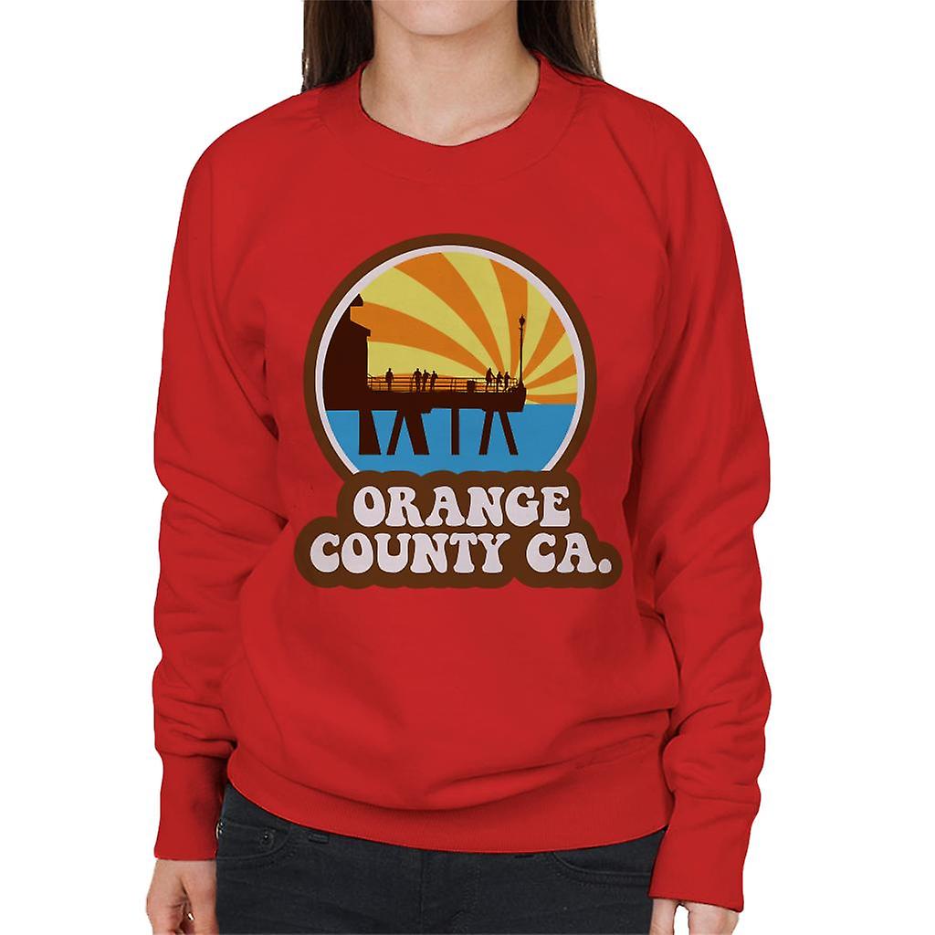 Orange County CA Retro vrouwen Sweatshirt