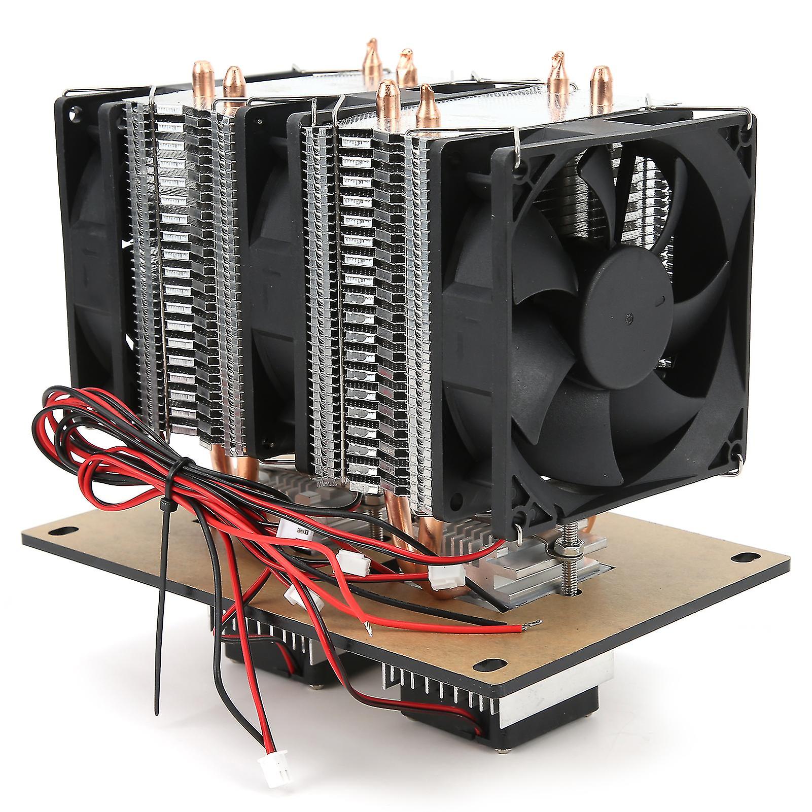 144W Dualcore Semiconductor Refrigeration Cooling System Peltier Cooler Dehumidification Equipment